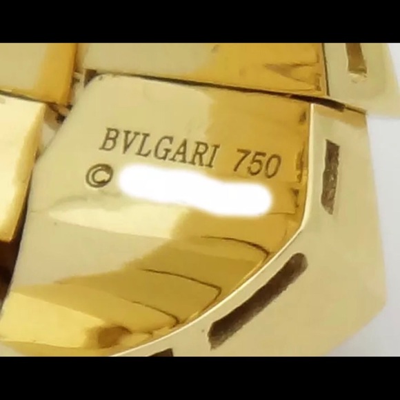 Bulgari Gold 2.85 tcw Diamond Snake Ring Size 7 - Picture 5 of 5